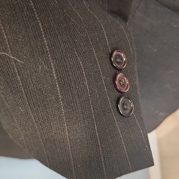 Vintage 90's Givenchy Monsieur made in USA union made black pinstripe suitbla… - Picture 4 of 8